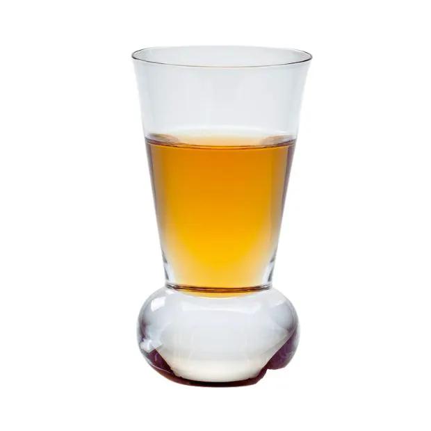 Krosno Crystal Firing Glass 100ml whisky tumbler with clear crystal design, perfect for enjoying fine spirits.
