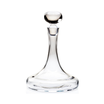 Krosno Ships decanter with 0.75L capacity, clear glassware for elegant liquor storage and serving, made by Glassware UK.