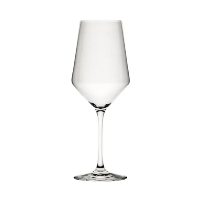 Murray red wine glass from Glassware UK, 560ml capacity, clear glass with a tall stem and rounded bowl for wine serving.
