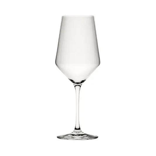 Murray red wine glass from Glassware UK, 560ml capacity, clear glass with a tall stem and rounded bowl for wine serving.