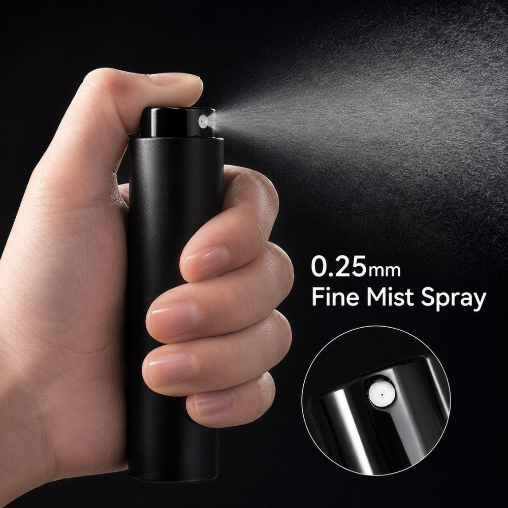 KNOCDIC® anti-static spray bottle for coffee beans, 0.25mm nozzle, lightweight plastic container for fresh coffee aroma preservation.