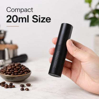 KNOCDIC® anti-static coffee bean spray bottle, 20ml size, with spray nozzle, designed for anti-static treatment of coffee beans.
