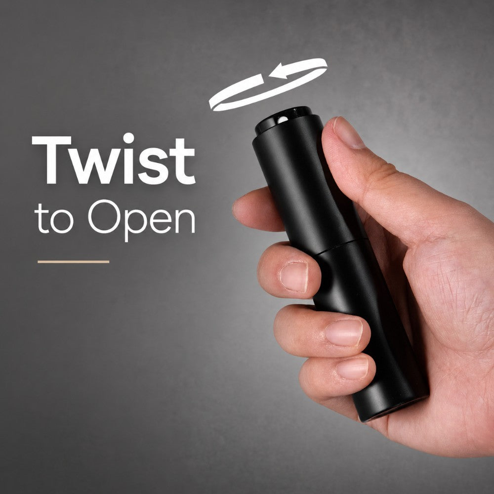 KNOCDIC® anti-static coffee bean spray bottle with twist nozzle for even spray application on coffee beans.