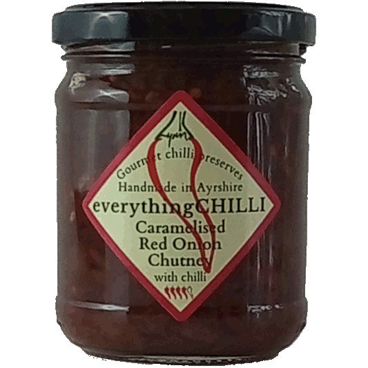 Jar of Caramelised Red Onion Chilli Chutney