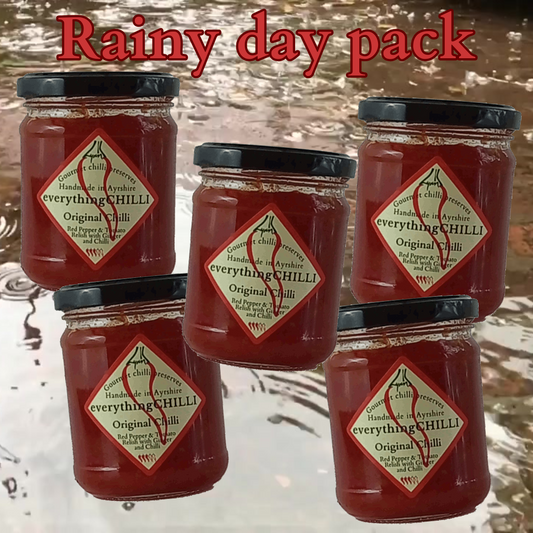 Rainy Day Pack<br/>Original Chilli Relish X 5