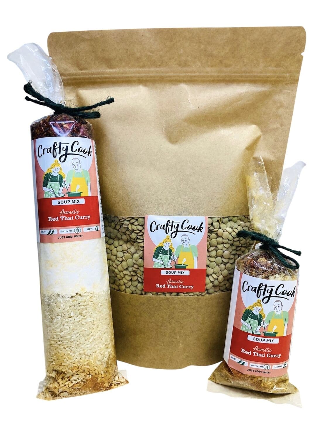 Red Thai Curry Soup Mix. Dried Meal Kit from Crafty Cook by Kandy Kitchen Creations