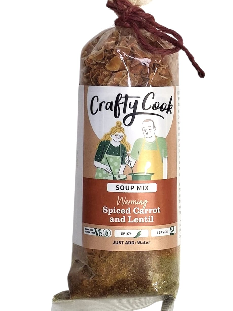 The Spicy One, 3 packs, 6 meals, one box, just add water. Crafty Cook easy fuss free meals