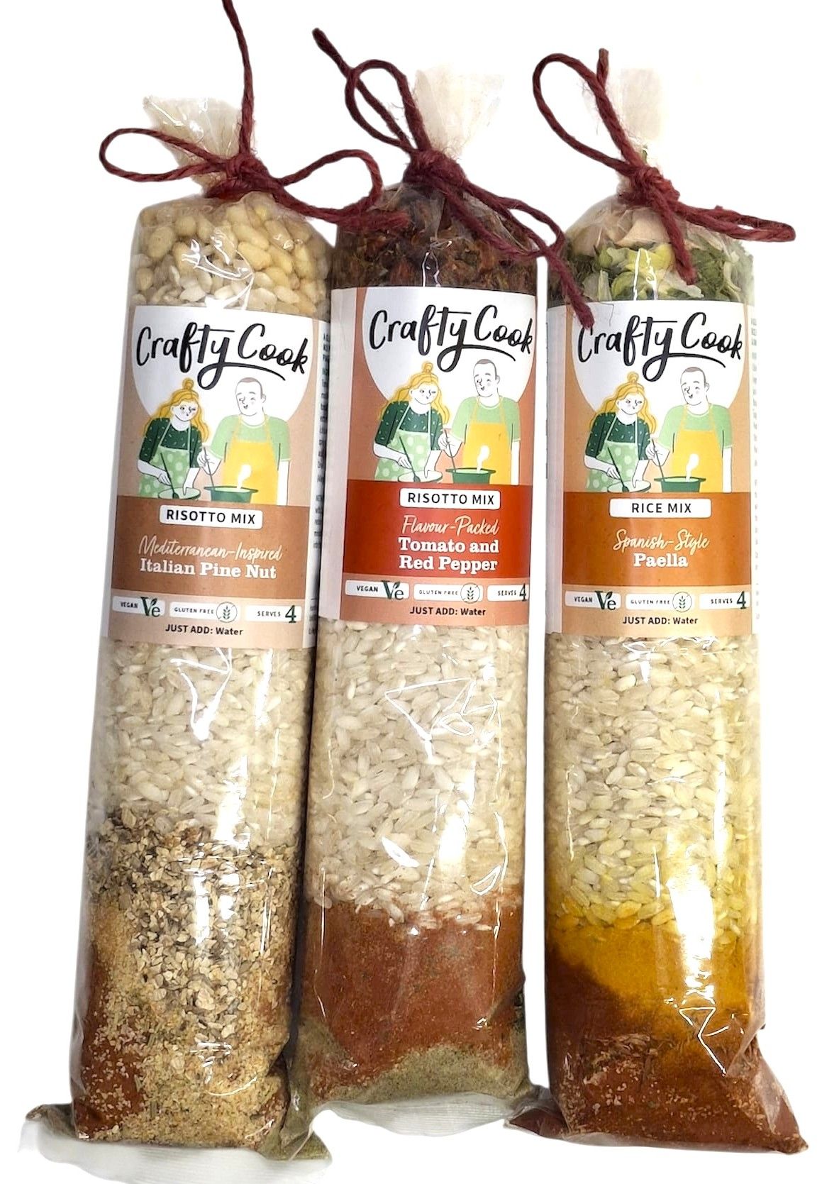 Risotto Mixes. Dried Meal kits from Crafty Cook by Kandy Kitchen Creations