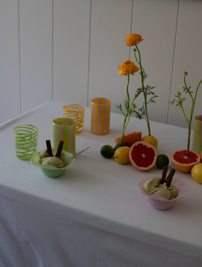 The Maxi Tumbler in Yellow and Pink Tall