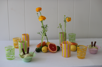 The Maxi Tumbler in Yellow and Pink Tall