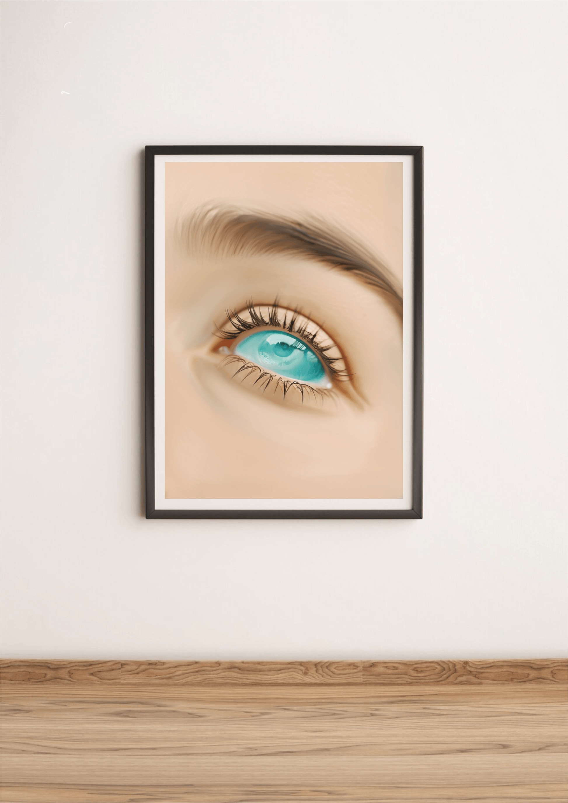 KEOLIX Sea-Gaze art print featuring a serene seascape with soft waves and coastal scenery, perfect for nautical wall decor.