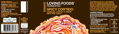 Organic Spicy Cortido Kraut