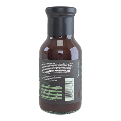 Bottle of FireFly Barbecue Tennessee Jalapeño BBQ Sauce with label, showcasing the spicy jalapeño flavor and vibrant packaging.