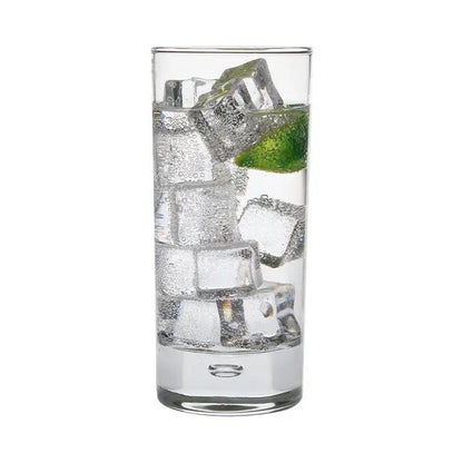 Set of six Bubble Based High Ball Glasses, 365ml whisky tumblers by Glassware UK, featuring a textured bubble design.