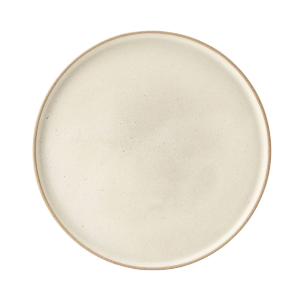Glassware UK 8.25-inch temple plate featuring a clear, smooth glass design with a slightly raised edge.