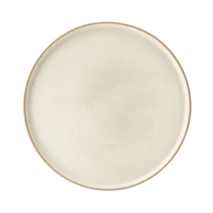 Glassware UK 10.5-inch temple plate with intricate design, round ceramic serving plate for appetizers or main courses.