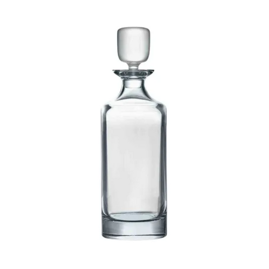 Crystalite Bohemia 0.75L crystal decanter with a clear glass body and elegant stopper, designed for storing and serving spirits.