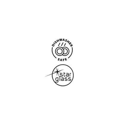 Bormioli Rocco Ypsilon 1.08L glass jug with a clear, elegant design for serving beverages, placed on a white surface.
