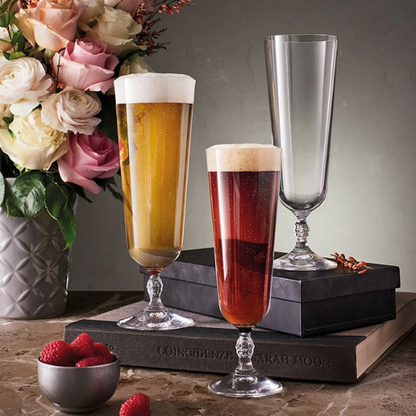 Set of six Bormioli Rocco bartender beer tankard glasses, 510ml capacity, clear glassware with sturdy handles.