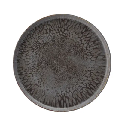 Nocturne Coupe Plate from Glassware UK, 11-inch (28cm) ceramic plate with elegant design, perfect for serving and display.