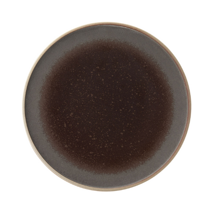 Glassware UK 7-inch truffle plate with a smooth ceramic surface, ideal for serving small confections or appetizers.