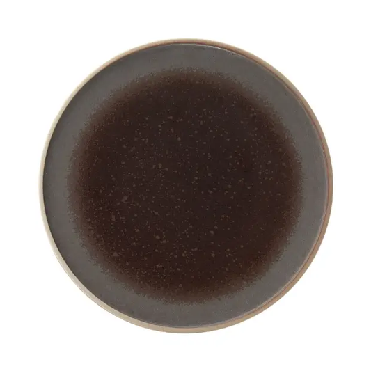 Glassware UK 11.25-inch truffle plate showing a smooth, round ceramic plate with a glossy finish and elegant design.