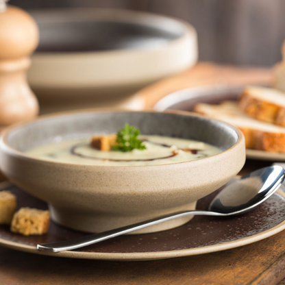 Glassware UK 11.25-inch truffle plate with elegant round design, showcasing a smooth glass surface and detailed edges.