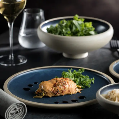 Glassware UK ink plate, 11.5-inch ceramic plate with a smooth white surface, ideal for artistic and decorative uses.