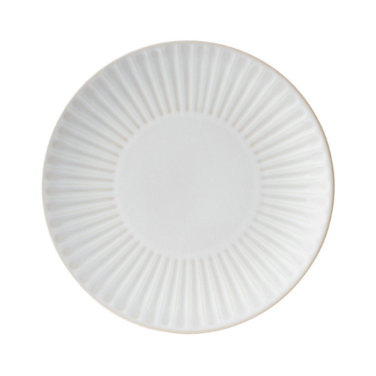 Glassware UK Venus Coupe Plate 6.5-inch (17cm) elegant ceramic plate with a smooth, rounded design, perfect for serving dishes.
