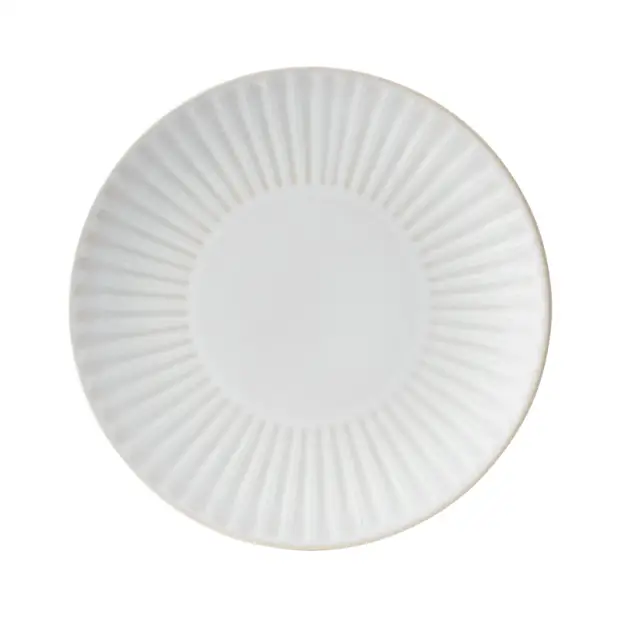 Venus Coupe Plate 6.5-inch glass plate by Glassware UK, featuring a sleek, modern design with a smooth, rounded edge.