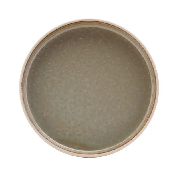 Glassware UK Goa Walled Plate 10.25-inch ceramic plate with a decorative walled edge, suitable for serving or display.
