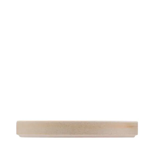 Glassware UK Goa Walled Plate 7-inch with a decorative patterned edge and clear glass design.