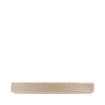 Glassware UK Goa Walled Plate 7-inch with a decorative patterned edge and clear glass design.
