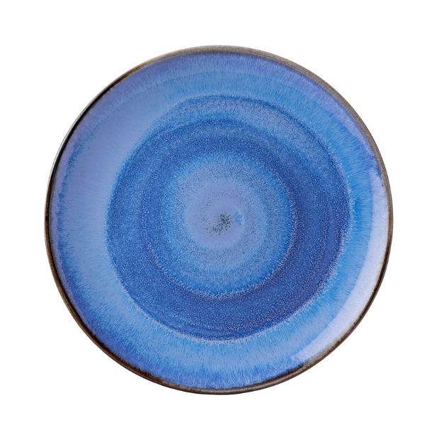 Glassware UK Murra Pacific Coupe Plate, 6.5-inch (17cm), elegant ceramic plate with a smooth, glazed finish and subtle Pacific design.