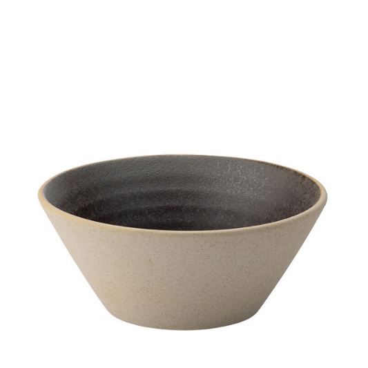 Glassware UK truffle conical bowl, 6-inch (16cm) decorative glass bowl with elegant conical shape on a white background.