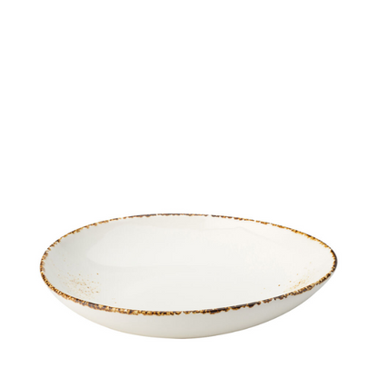 Glassware UK Umbra Coupe Bowl, 10.25-inch (26cm) clear glass bowl with smooth rounded edges and elegant design.
