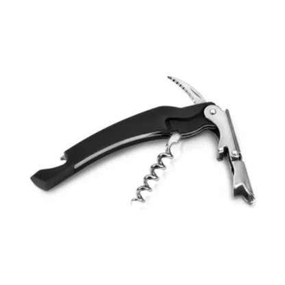 Ghidini 2-Step Waiter's Corkscrew - Black