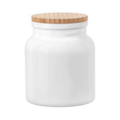 Bormioli Rocco Vitoriana 1L glass storage jar with lid, clear container for kitchen organization and food storage.
