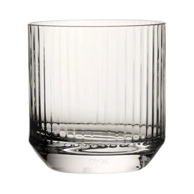 Set of six Big Top DOF whisky tumblers by Glassware UK, 320ml glasses with a wide bowl for enjoying whisky.