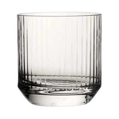 Set of six Big Top DOF whisky tumblers by Glassware UK, 320ml glasses with a wide bowl for enjoying whisky.