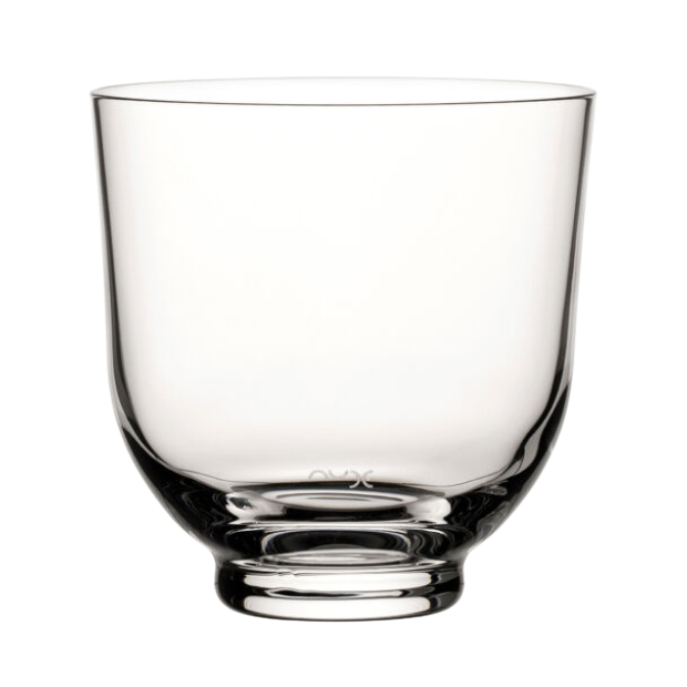 Set of six Hepburn 380ml whisky tumblers by Glassware UK, clear glass with a classic design for enjoying drinks.