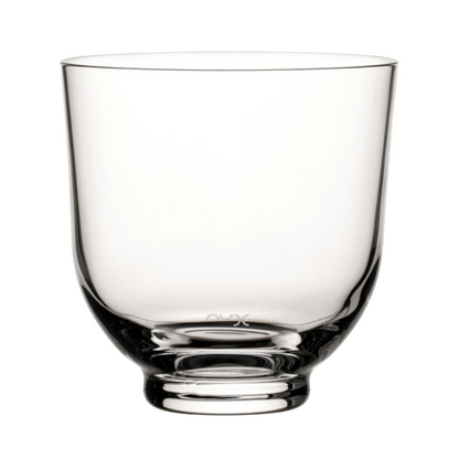 Set of six Hepburn 380ml whisky tumblers by Glassware UK, clear glass with a classic design for enjoying drinks.