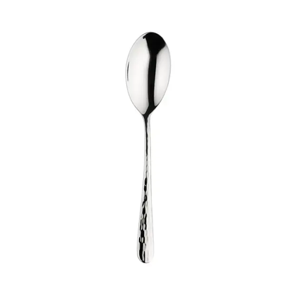 Glassware UK Pintinox Luna Steel 24-piece cutlery set with forks, knives, and spoons arranged on a table.