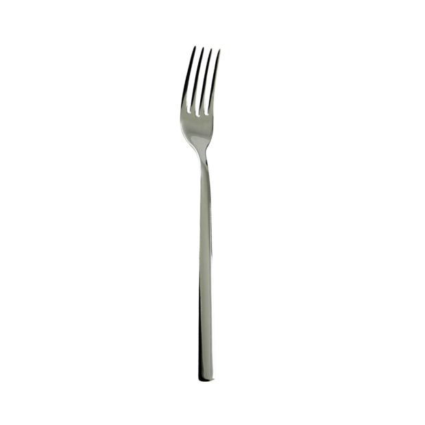 Svanera Laura table fork made of cutlery, featuring a sleek design with polished stainless steel finish.