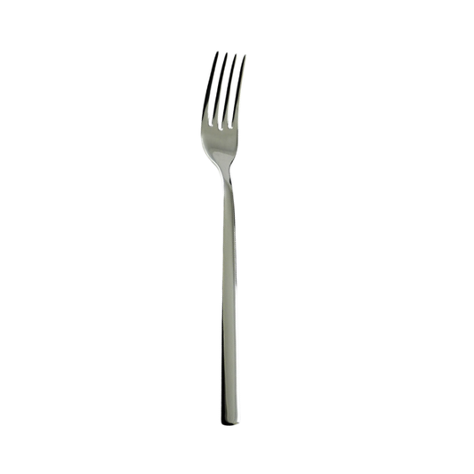 Svanera Laura table fork made of cutlery, featuring a sleek design with polished stainless steel finish.