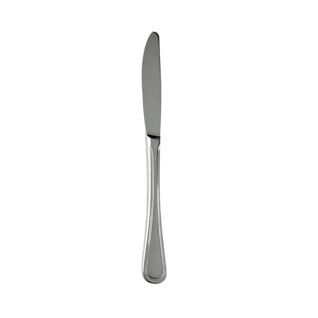 Stefania table knife from Svanera, elegant cutlery with a sleek design, displayed on a neutral background.