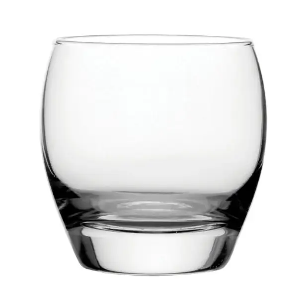 Set of six 300ml Imperial Whisky Tumblers by Glassware UK, clear glass drinkware with sturdy design for whisky enjoyment.