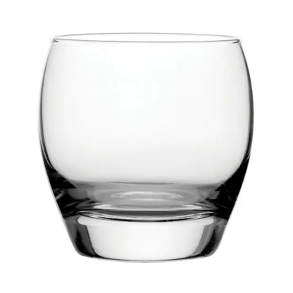 Set of six 300ml Imperial Whisky Tumblers by Glassware UK, clear glass drinkware with sturdy design for whisky enjoyment.