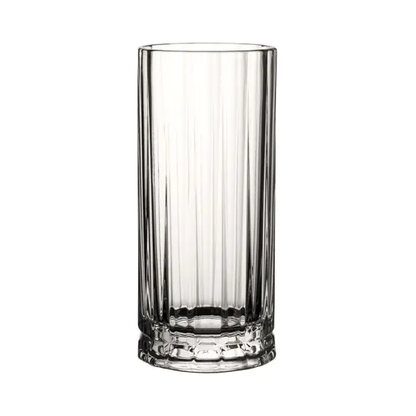 Set of six Wayne Highball Glasses by Glassware UK, 250ml capacity, clear glass with a sleek modern design.