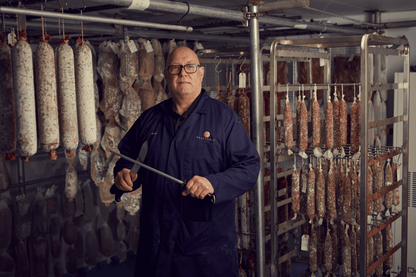 Gift card for Bray Cured's air-dried ham experience, featuring a boxed charcuterie gift card with branding and elegant packaging.